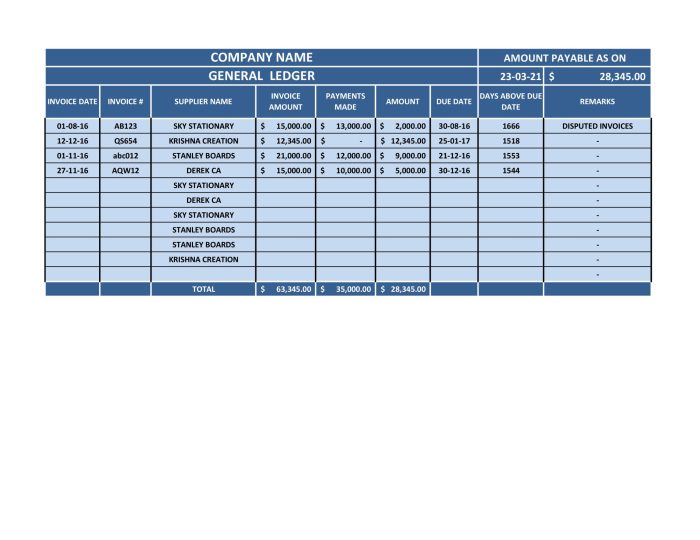 Accounting ledger general accounts journal business posting accountancy guides