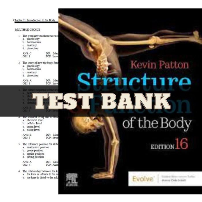 Structure and function of the body 16th edition