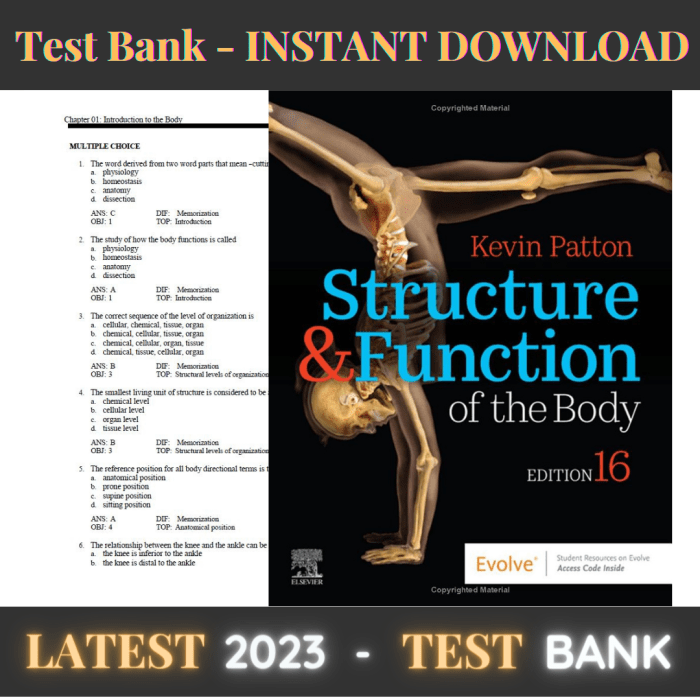 Structure and function of the body 16th edition