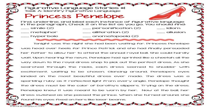 Figurative language princess penelope answers