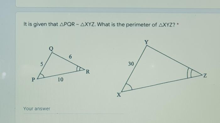 Use the diagram of triangle xyz to answer the questions.